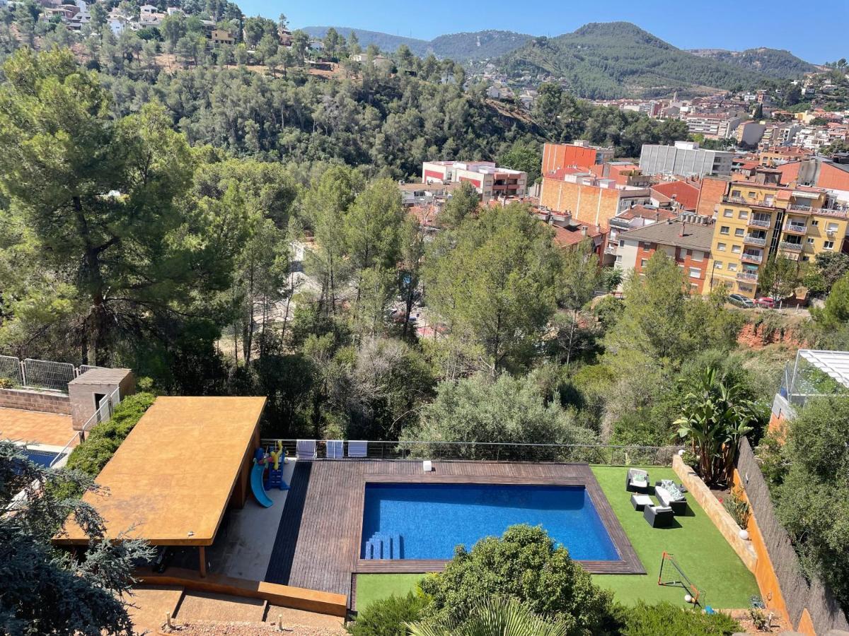 Casa Con Piscina Y Vistas En Vallirana/Barcelona Villa Exterior foto